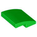 Lego NEW - Slope Curved 2 x 2 x 2/3~ [Bright Green]
