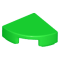 Lego NEW - Tile Round 1 x 1 Quarter~ [Bright Green]