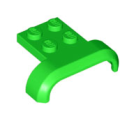 Lego NEW - Vehicle Mudguard 4 x 3 x 1 with Arch Curved~ [Bright Green]