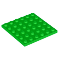 Lego Used - Plate 6 x 6~ [Bright Green]