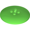 Lego NEW - Dish 6 x 6 Inverted (Radar) - Solid Studs~ [Bright Green]