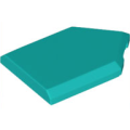 Lego NEW - Tile Modified 2 x 3 Pentagonal~ [Dark Turquoise]
