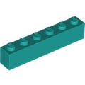 Lego NEW - Brick 1 x 6~ [Dark Turquoise]