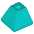 Lego NEW - Slope 45 2 x 2 Double Convex Corner~ [Dark Turquoise]