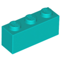 Lego NEW - Brick 1 x 3~ [Dark Turquoise]