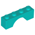 Lego Used - Arch 1 x 4~ [Dark Turquoise]