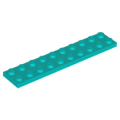 Lego NEW - Plate 2 x 10~ [Dark Turquoise]