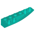 Lego NEW - Wedge 6 x 2 Inverted Right~ [Dark Turquoise]
