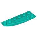 Lego NEW - Wedge 6 x 2 Inverted Left~ [Dark Turquoise]