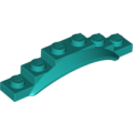 Lego NEW - Vehicle Mudguard 1 1/2 x 6 x 1 with Arch~ [Dark Turquoise]