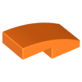 Lego NEW - Slope Curved 2 x 1 x 2/3~ [Orange]