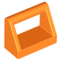 Lego NEW - Tile Modified 1 x 2 with Bar Handle~ [Orange]