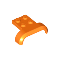 Lego NEW - Vehicle Mudguard 4 x 3 x 1 with Arch Curved~ [Orange]