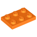 Lego NEW - Plate 2 x 3~ [Orange]