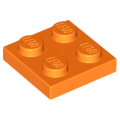 Lego NEW - Plate 2 x 2~ [Orange]