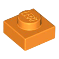 Lego NEW - Plate 1 x 1~ [Orange]