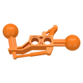 Lego Used - Technic Ball Joint 2 x 7 with 2 Ball Joint~ [Orange]