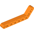 Lego Used - Technic Liftarm Modified Bent Thick 1 x 9 (7 - 3)~ [Orange]