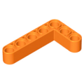Lego Used - Technic Liftarm Modified Bent Thick L-Shape 3 x 5~ [Orange]