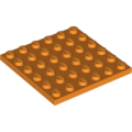 Lego Used - Plate 6 x 6~ [Orange]