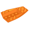 Lego NEW - Wedge 6 x 4 Triple Inverted Curved~ [Orange]