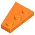 Lego NEW - Wedge Plate 3 x 2 Right~ [Orange]