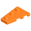 Lego NEW - Wedge Plate 3 x 2 Left~ [Orange]