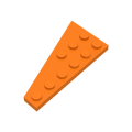 Lego NEW - Wedge Plate 6 x 3 Right~ [Orange]