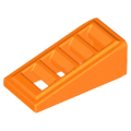Lego NEW - Slope 18 2 x 1 x 2/3 with Grille~ [Orange]