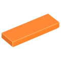 Lego Used - Tile 1 x 3~ [Orange]