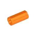 Lego NEW - Technic Axle Connector 2L (Smooth with x Hole + Orientation)~ [Orange]