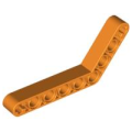 Lego Used - Technic Liftarm Modified Bent Thick 1 x 9 (6 - 4)~ [Orange]
