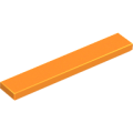 Lego NEW - Tile 1 x 6~ [Orange]