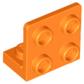 Lego NEW - Bracket 1 x 2 - 2 x 2 Inverted~ [Orange]