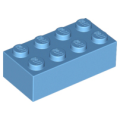 Lego NEW - Brick 2 x 4~ [Medium Blue]