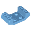 Lego Used - Plate Modified 2 x 2 with Vents~ [Medium Blue]