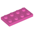 Lego NEW - Plate 2 x 4~ [Dark Pink]