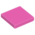 Lego NEW - Tile 2 x 2 with Groove~ [Dark Pink]