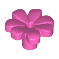 Lego Used - Plant Flower with Bar and Small Pin Hole~ [Dark Pink]