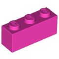 Lego NEW - Brick 1 x 3~ [Dark Pink]