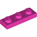 Lego NEW - Plate 1 x 3~ [Dark Pink]