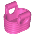 Lego Used - Minifigure Utensil Basket~ [Dark Pink]