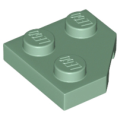 Lego NEW - Wedge Plate 2 x 2 Cut Corner~ [Sand Green]