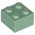 Lego Used - Brick 2 x 2~ [Sand Green]