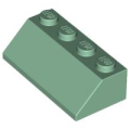 Lego NEW - Slope 45 2 x 4~ [Sand Green]