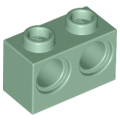 Lego NEW - Technic Brick 1 x 2 with Holes~ [Sand Green]