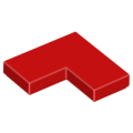Lego NEW - Tile 2 x 2 Corner~ [Red]