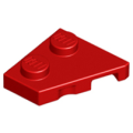 Lego NEW - Wedge Plate 2 x 2 Left~ [Red]