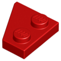 Lego NEW - Wedge Plate 2 x 2 Right~ [Red]