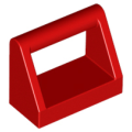 Lego NEW - Tile Modified 1 x 2 with Bar Handle~ [Red]